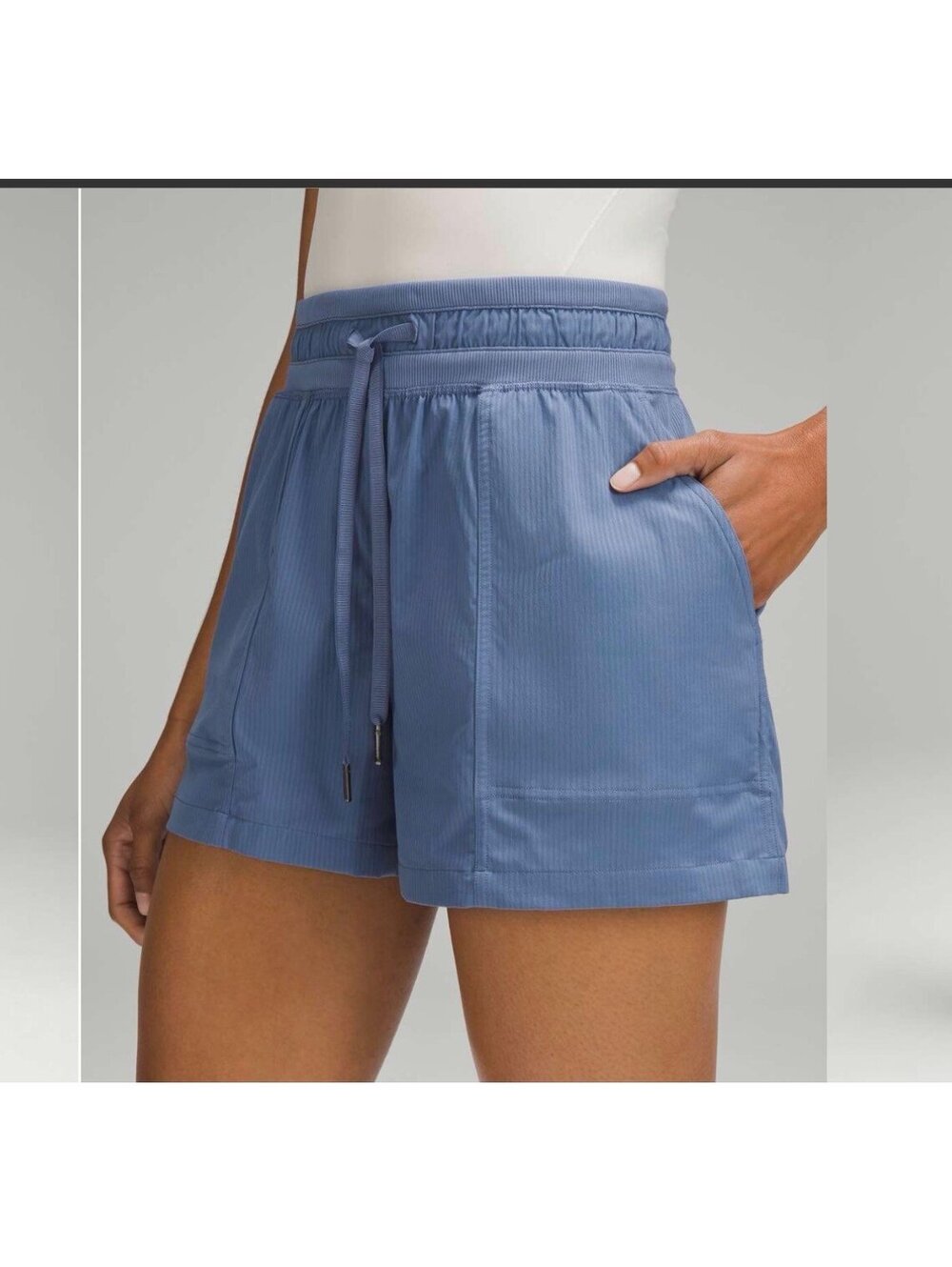 Lululemon Dance Studio High Rise Shorts 3.5” SZ 2 Oasis Blue